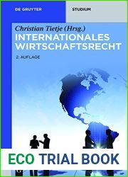 Internationales Wirtschaftsrecht (De Gruyter Studium) (German Edition)
