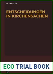 Entscheidungen in Kirchensachen seit 1946 : Band 73 1.1.2019-30.06.2019