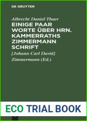 Einige Paar Worte uber Hrn. Kammerraths Zimmermann Schrift: Ein Paar Worte uber Hrn Staatsrath Thaer, in Beziehung auf Wechselwirthschaft, Neu-Brandenburg, 1811 (German Edition)