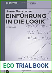 Einfuhrung in die Logik (De Gruyter Studium) (German Edition)