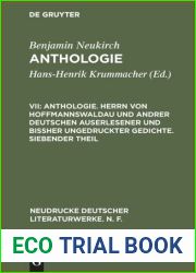 Anthologie. VII Anthologie. Herrn von Hoffmannswaldau und andrer Deutschen auserlesener und bissher ungedruckter Gedichte. Siebender Theil