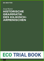 Historische Grammatik des Kilikisch-Armenischen (German Edition)