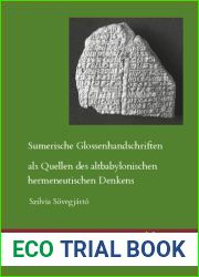 Sumerische Glossenhandschriften als Quellen des altbabylonischen hermeneutischen Denkens
