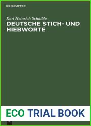 Deutsche Stich- und Hiebworte: Eine Abhandlung uber deutsche Schelt-, Spott- und Schimpfworter, altdeutsche Verfluchungen und Fluche (German Edition)