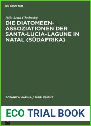 Die Diatomeenassoziationen der Santa-Lucia-Lagune in Natal (Sudafrika) (Botanica Marina Supplement) (German Edition)