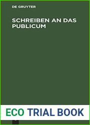 Schreiben an das Publicum (German Edition)