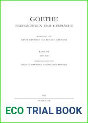 Goethe - Begegnungen und Gesprache : Band VII 1809-1810
