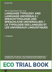 Language Typology and Language Universals