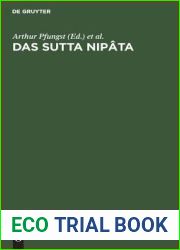 Das Sutta Nipata: Eine Sammlung von Gesprachen welche zu den kanonischen Buchern der Buddhisten gehort (German Edition)