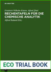 Rechentafeln fur die chemische Analytik