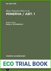 MINERVA Abt. 1 : Band 2 Osterreich
