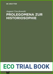 Prolegomena zur Historiosophie