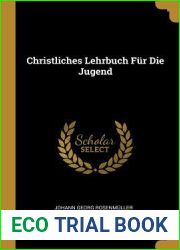 Christliches Lehrbuch Fur Die Jugend