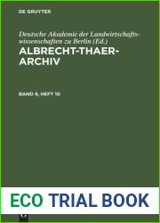 Albrecht-Thaer-Archiv. Band 9, Heft 10