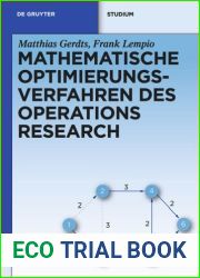 Mathematische Optimierungsverfahren des Operations Research