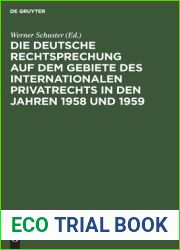 Die Deutsche Rechtsprechung Auf Dem Gebiete Des Internationalen Privatrechts in Den Jahren 1958 Und 1959