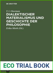 Dialektischer Materialismus und Geschichte der Philosophie