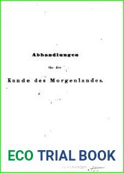 Abhandlungen fur die Kunde des Morgenlandes
