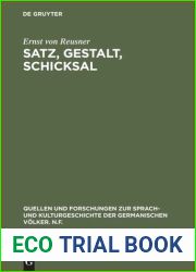 Satz, Gestalt, Schicksal