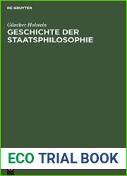 Geschichte der Staatsphilosophie (German Edition)