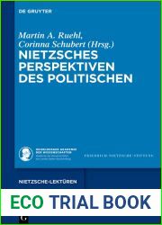 Nietzsches Perspektiven des Politischen (Nietzsche-Lekturen 8) (German Edition)