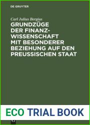 Grundzuge der Finanzwissenschaft mit besonderer Beziehung auf den preussischen Staat