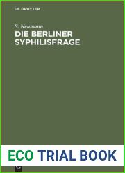 Die Berliner Syphilisfrage