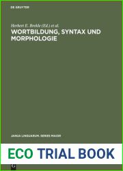 Wortbildung, Syntax Und Morphologie: Festschrift Zum 60. Geburtstag Von Hans Marchand Am 1. Oktober 1967