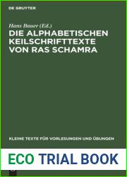 Die alphabetischen Keilschrifttexte von Ras Schamra (Kleine Texte fur Vorlesungen und Ubungen, 168) (German Edition)