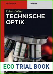 Technische Optik (De Gruyter Studium) (German Edition)
