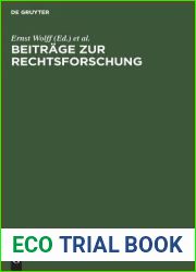 Beitrage zur Rechtsforschung: [Deutsche Landesreferate zum 3. Internationalen Kongress fur Rechtsvergleichung in London 1950] (German Edition)