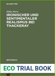 Ironischer Und Sentimentaler Realismus Bei Thackeray