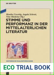 Stimme Und Performanz in Der Mittelalterlichen Literatur