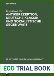 Antikerezeption, Deutsche Klassik Und Sozialistische Gegenwart