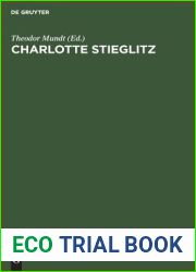 Charlotte Stieglitz: Ein Denkmal (German Edition)