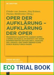 Oper der Aufklarung - Aufklarung der Oper