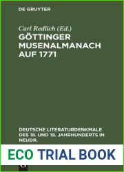 Gottinger Musenalmanach auf 1771