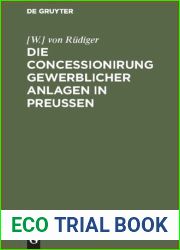 Die Concessionirung gewerblicher Anlagen in Preussen