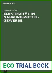 Elektrizitat im Nahrungsmittel-Gewerbe (German Edition)