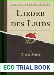 Lieder des Leids (Classic Reprint) (German Edition)