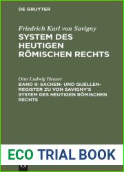System des heutigen romischen Rechts