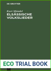 Elsassische Volkslieder (German Edition)