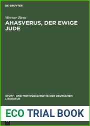 Ahasverus, Der Ewige Jude (Stoff- Und Motivgeschichte Der Deutschen Literatur) (German Edition)