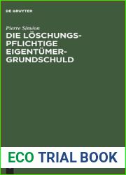 Die Loschungspflichtige Eigentumergrundschuld: Ein Beitrag Zur Auslegung Des ? 1179 Bgb. (German Edition)