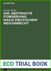 Die Abstrakte Forderung Nach Deutschem Reichsrecht (German Edition)