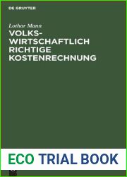 Volkswirtschaftlich richtige Kostenrechnung (German Edition)