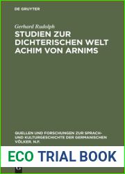 Studien zur dichterischen Welt Achim von Arnims