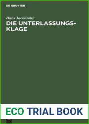Die Unterlassungsklage (German Edition)