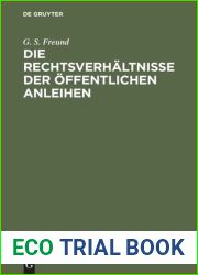 Die Rechtsverhaltnisse der Offentlichen Anleihen