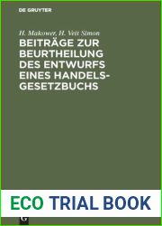 Beitrage zur Beurtheilung des Entwurfs eines Handelsgesetzbuchs